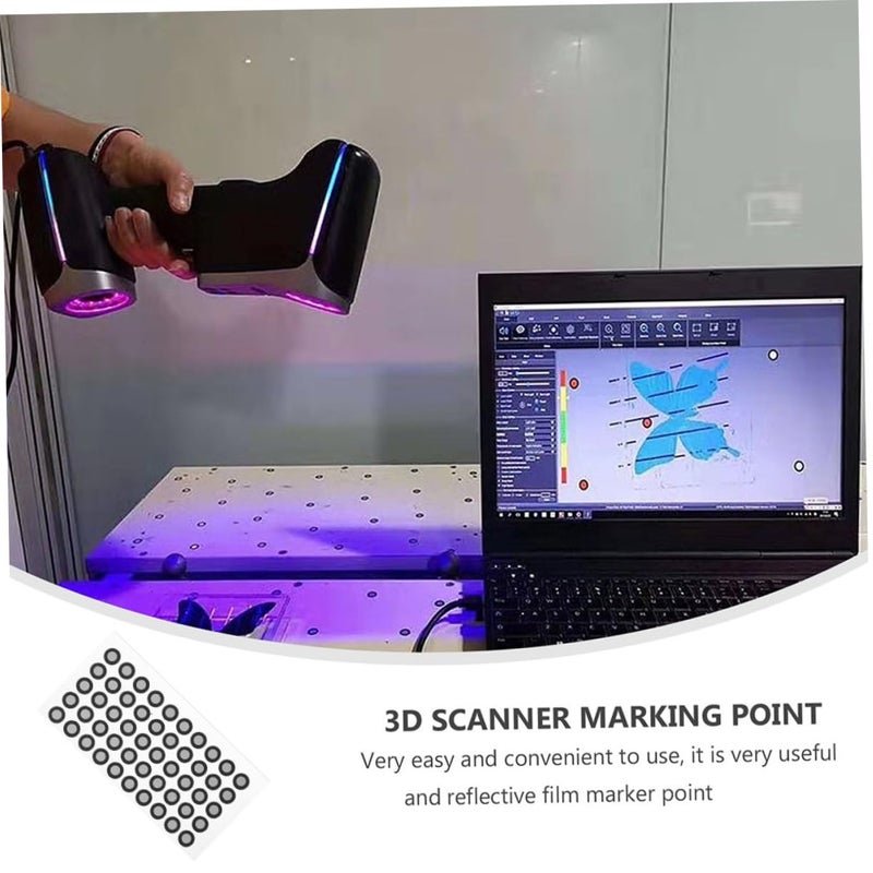 Zig Dot Markers Reflective Scanning Stickers Washable Reference Points 2 Sheets - Image 5